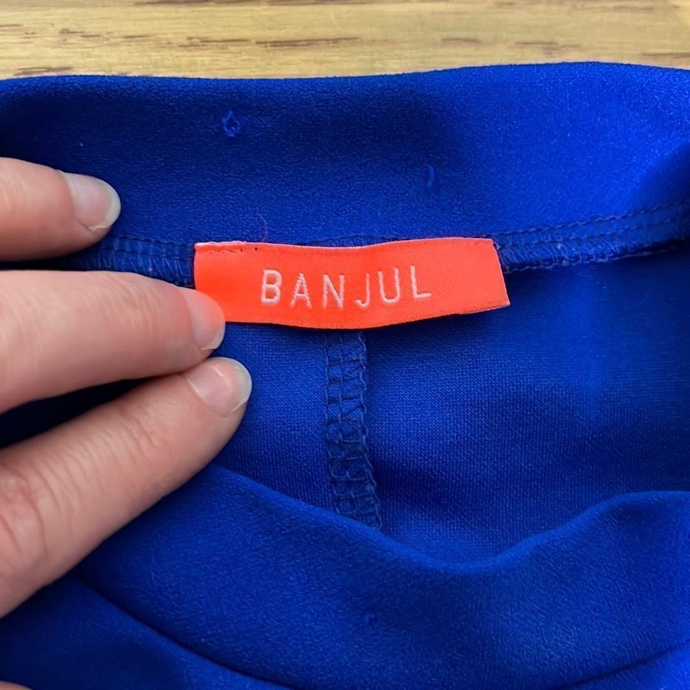 Banjul Women's Top and Skirt Set Sequin Bodycon Long Sleeve Blue Size Small - Picture 5 of 15